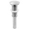 Novatto Coffee Marble Vessel Sink and Brushed Nickel Umbrella Drain NOSV-CMBN - alternate 2